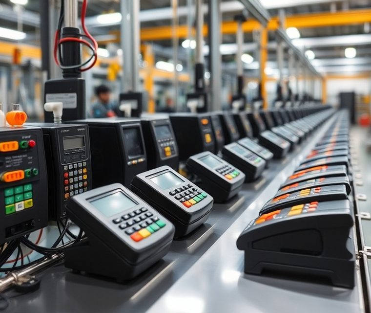 Línea de producción de terminales de autoservicio